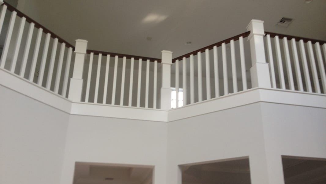 Stair case railing, finish carpentry, remodeling company, home renovation, Fort Myers, Naples, Florida